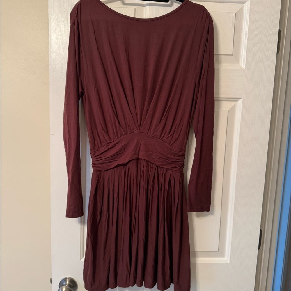 SHEIN brown Long Sleeve Dress